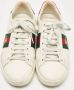 Gucci Vintage Pre-owned Leather sneakers White Dames - Thumbnail 4
