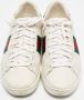 Gucci Vintage Pre-owned Leather sneakers White Dames - Thumbnail 3
