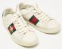 Gucci Vintage Pre-owned Leather sneakers White Dames - Thumbnail 2