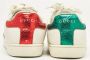 Gucci Vintage Pre-owned Leather sneakers White Dames - Thumbnail 3