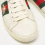 Gucci Vintage Pre-owned Leather sneakers White Dames - Thumbnail 5