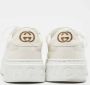 Gucci Vintage Pre-owned Leather sneakers White Heren - Thumbnail 5