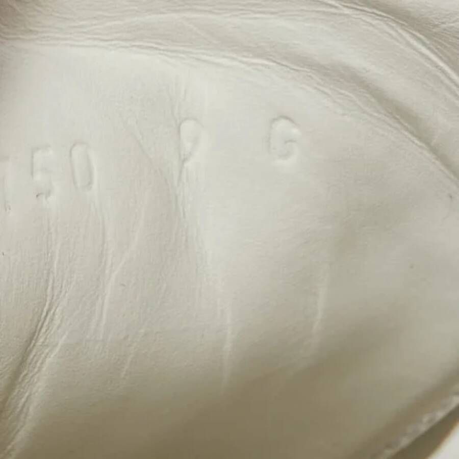 Gucci Vintage Pre-owned Leather sneakers White Heren