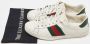 Gucci Vintage Pre-owned Leather sneakers White Heren - Thumbnail 8