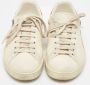 Gucci Vintage Pre-owned Leather sneakers White Heren - Thumbnail 3