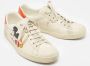 Gucci Vintage Pre-owned Leather sneakers White Heren - Thumbnail 4