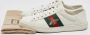 Gucci Vintage Pre-owned Leather sneakers White Heren - Thumbnail 9