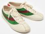 Gucci Vintage Pre-owned Leather sneakers White Heren - Thumbnail 4