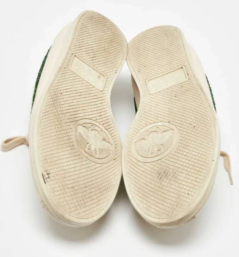 Gucci Vintage Pre-owned Leather sneakers White Heren