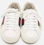Gucci Vintage Pre-owned Leather sneakers White Heren - Thumbnail 3