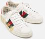 Gucci Vintage Pre-owned Leather sneakers White Heren - Thumbnail 4
