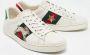 Gucci Vintage Pre-owned Leather sneakers White Heren - Thumbnail 4
