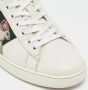 Gucci Vintage Pre-owned Leather sneakers White Heren - Thumbnail 7