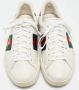 Gucci Vintage Pre-owned Leather sneakers White Heren - Thumbnail 2