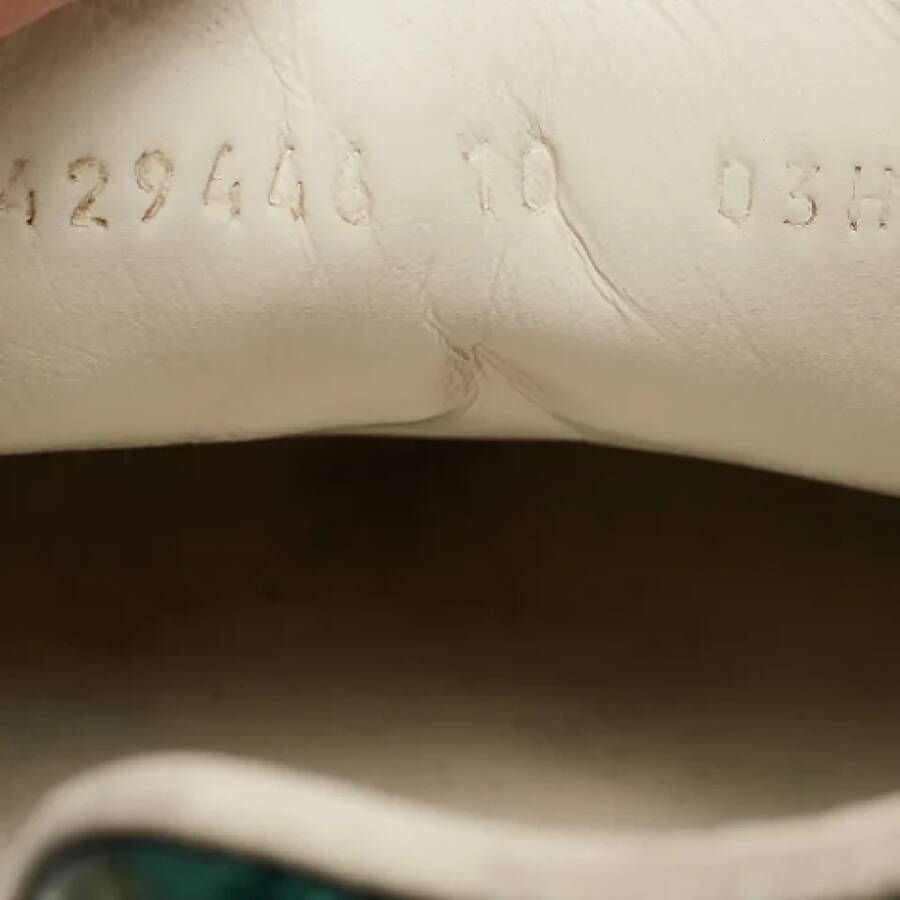 Gucci Vintage Pre-owned Leather sneakers White Heren