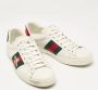 Gucci Vintage Pre-owned Leather sneakers White Heren - Thumbnail 3