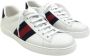 Gucci Vintage Pre-owned Leather sneakers White Heren - Thumbnail 2