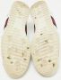 Gucci Vintage Pre-owned Leather sneakers White Heren - Thumbnail 4