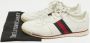 Gucci Vintage Pre-owned Leather sneakers White Heren - Thumbnail 7