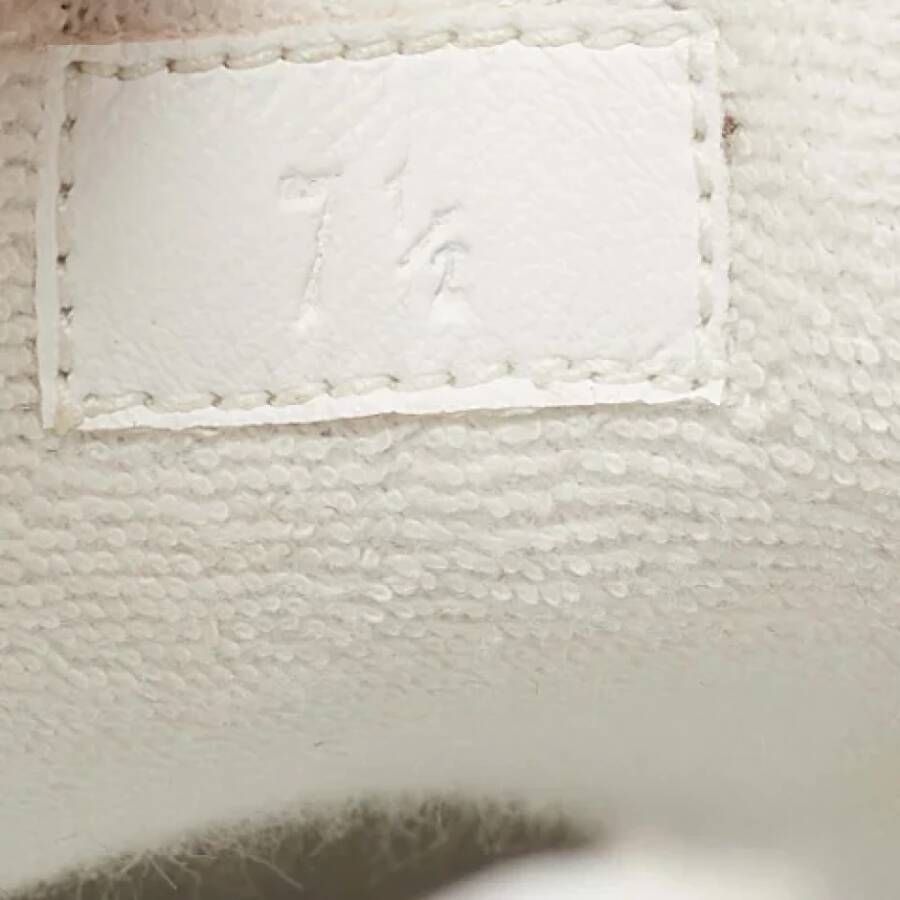 Gucci Vintage Pre-owned Leather sneakers White Heren