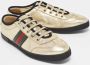 Gucci Vintage Pre-owned Leather sneakers Yellow Dames - Thumbnail 4