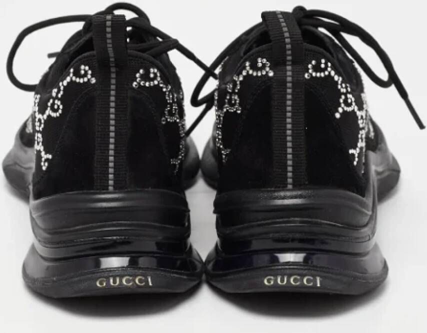 Gucci Vintage Pre-owned Mesh sneakers Black Dames