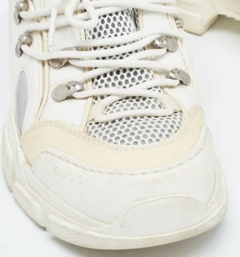 Gucci Vintage Pre-owned Mesh sneakers White Dames