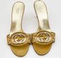 Gucci Vintage Pre-owned Plastic sandals Gray Dames - Thumbnail 3