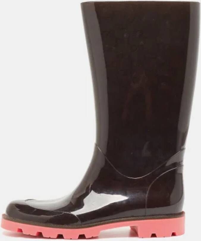 Gucci Vintage Pre-owned Rubber boots Black Dames