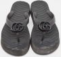 Gucci Vintage Pre-owned Rubber flats Black Dames - Thumbnail 3
