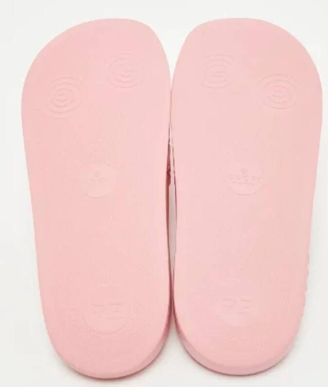 Gucci Vintage Pre-owned Rubber flats Pink Dames