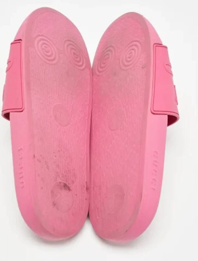 Gucci Vintage Pre-owned Rubber flats Pink Dames