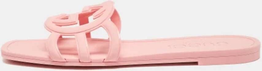 Gucci Vintage Pre-owned Rubber flats Pink Dames