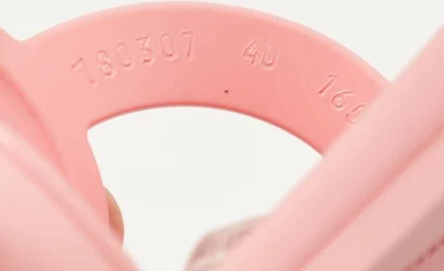 Gucci Vintage Pre-owned Rubber flats Pink Dames