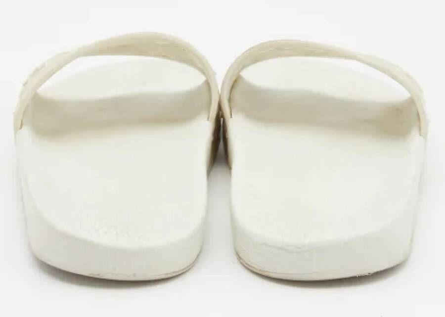 Gucci Vintage Pre-owned Rubber flats White Dames