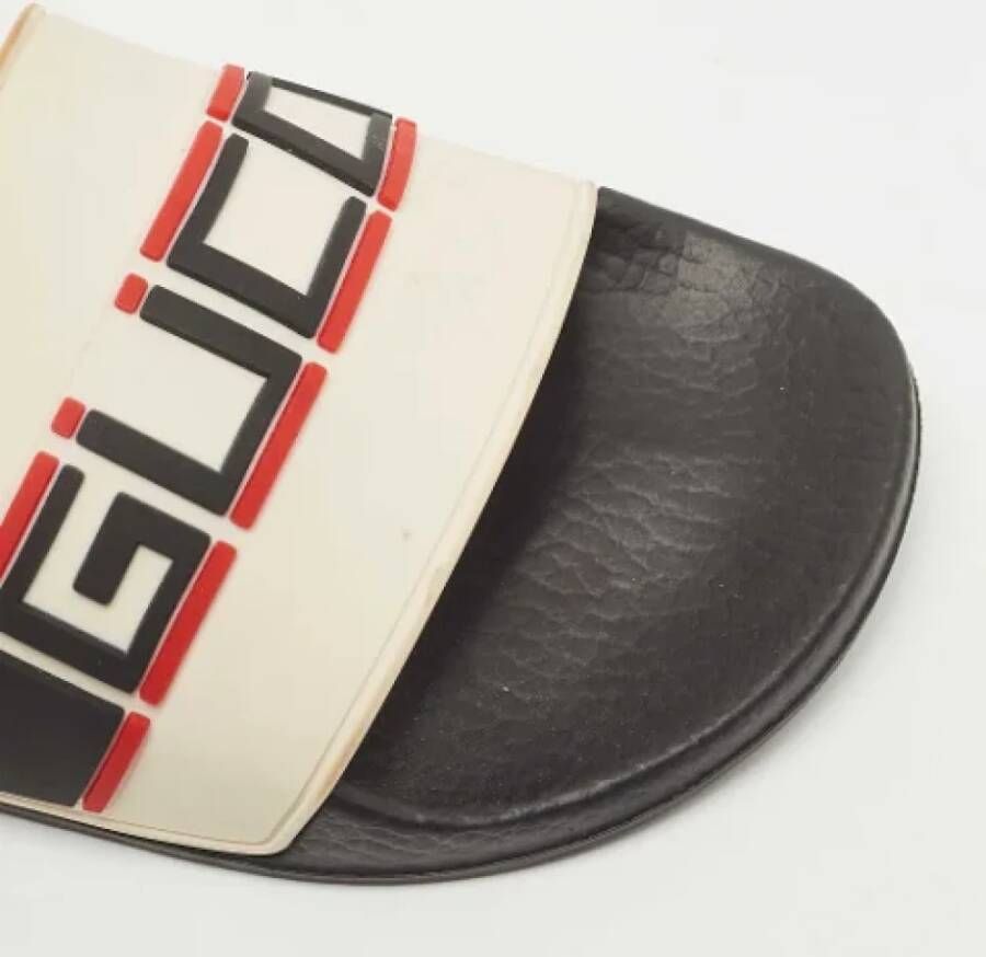 Gucci Vintage Pre-owned Rubber flats White Dames