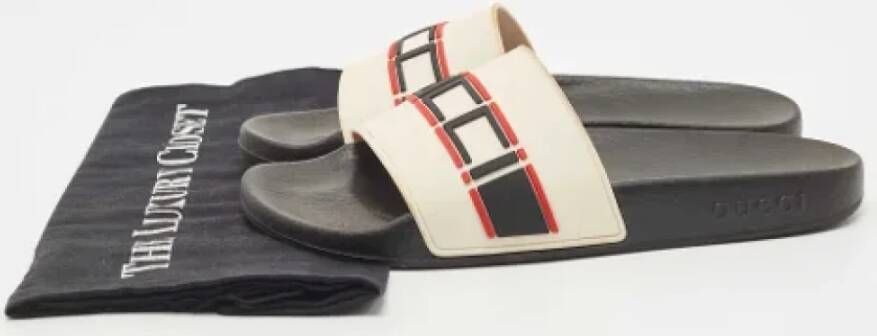 Gucci Vintage Pre-owned Rubber flats White Dames
