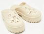 Gucci Vintage Pre-owned Rubber sandals Beige Dames - Thumbnail 4
