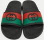 Gucci Vintage Pre-owned Rubber sandals Black Dames - Thumbnail 3