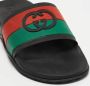 Gucci Vintage Pre-owned Rubber sandals Black Dames - Thumbnail 8