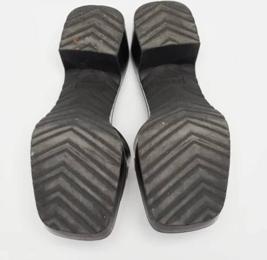 Gucci Vintage Pre-owned Rubber sandals Black Dames