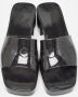 Gucci Vintage Pre-owned Rubber sandals Black Dames - Thumbnail 3