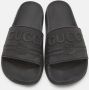 Gucci Vintage Pre-owned Rubber sandals Black Dames - Thumbnail 3