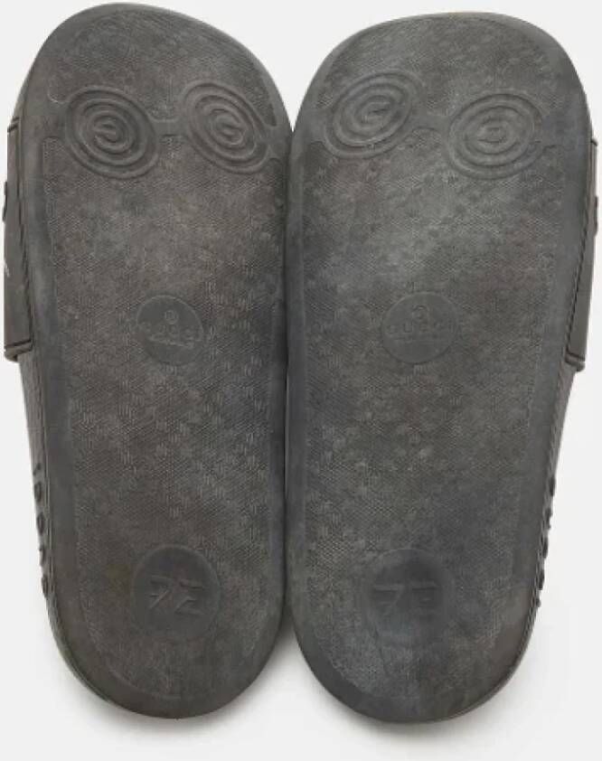Gucci Vintage Pre-owned Rubber sandals Black Dames