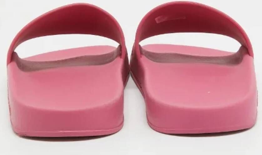 Gucci Vintage Pre-owned Rubber sandals Pink Dames