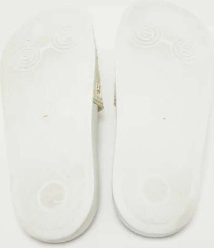Gucci Vintage Pre-owned Rubber sandals White Dames
