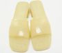 Gucci Vintage Pre-owned Rubber sandals Yellow Dames - Thumbnail 3
