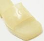 Gucci Vintage Pre-owned Rubber sandals Yellow Dames - Thumbnail 8