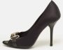 Gucci Vintage Pre-owned Satin heels Black Dames - Thumbnail 2