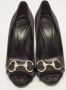 Gucci Vintage Pre-owned Satin heels Black Dames - Thumbnail 3